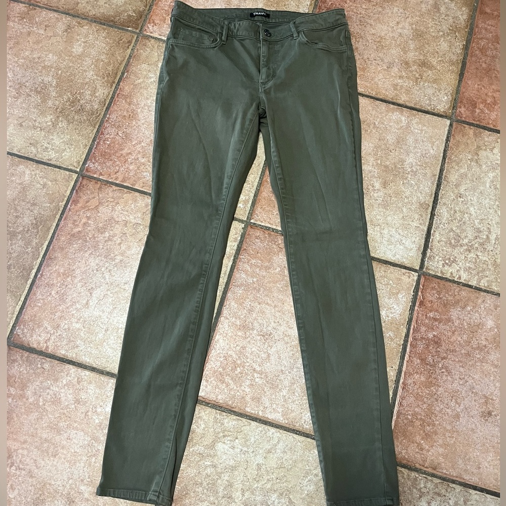Olive TNA Skinny Jeans